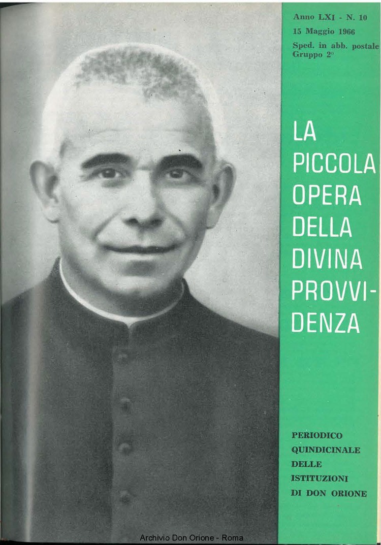 La piccola Opera della Divina Provvidenza, 61, 10, 15-05-1966, pagina 1