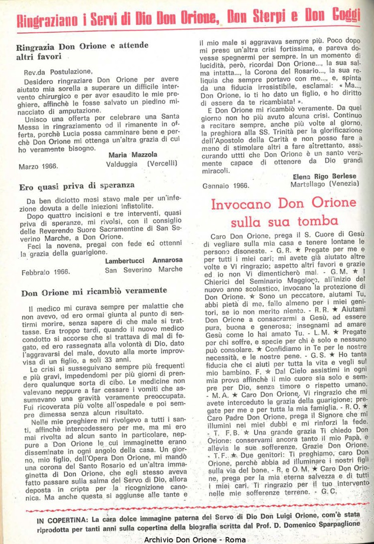 La piccola Opera della Divina Provvidenza, 61, 10, 15-05-1966, pagina 2