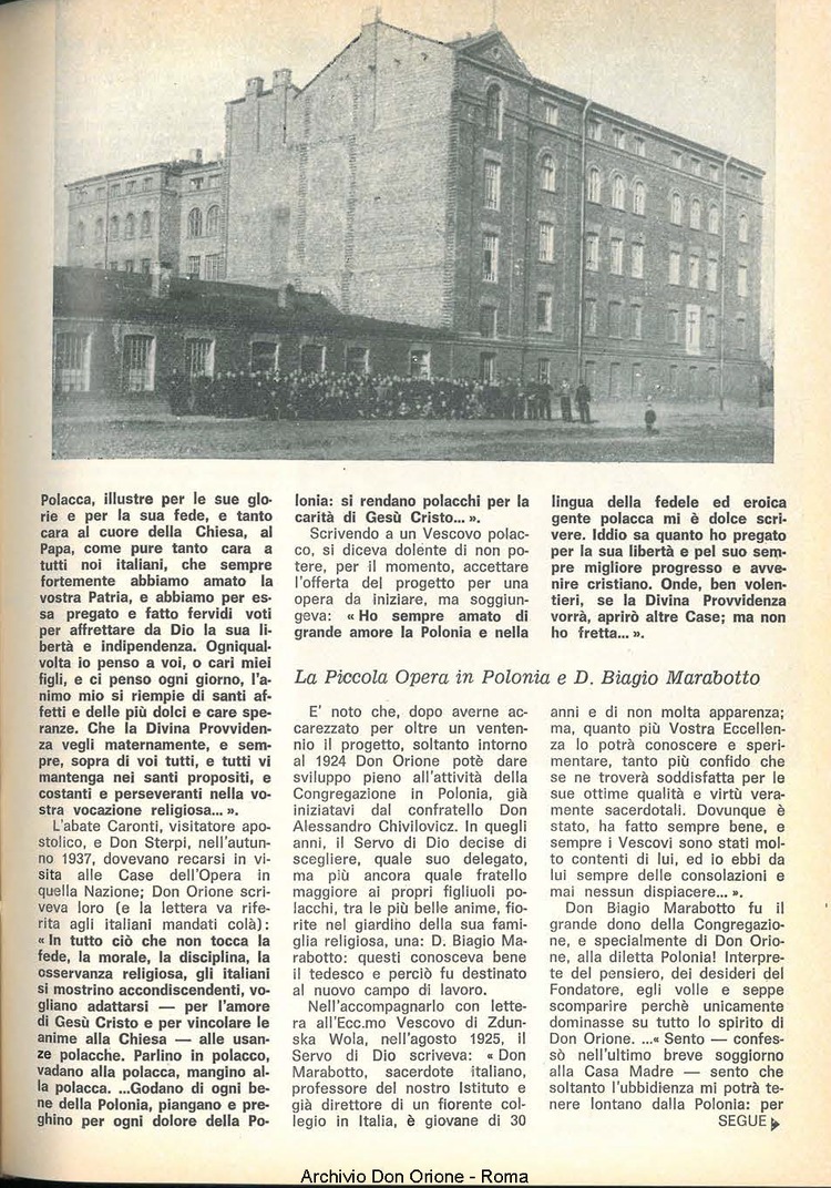 La piccola Opera della Divina Provvidenza, 61, 10, 15-05-1966, pagina 9
