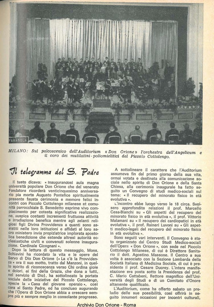 La piccola Opera della Divina Provvidenza, 61, 10, 15-05-1966, pagina 21