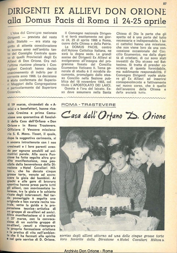 La piccola Opera della Divina Provvidenza, 61, 10, 15-05-1966, pagina 27