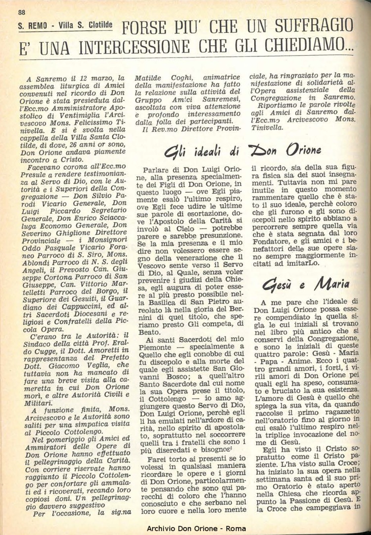 La piccola Opera della Divina Provvidenza, 61, 10, 15-05-1966, pagina 28