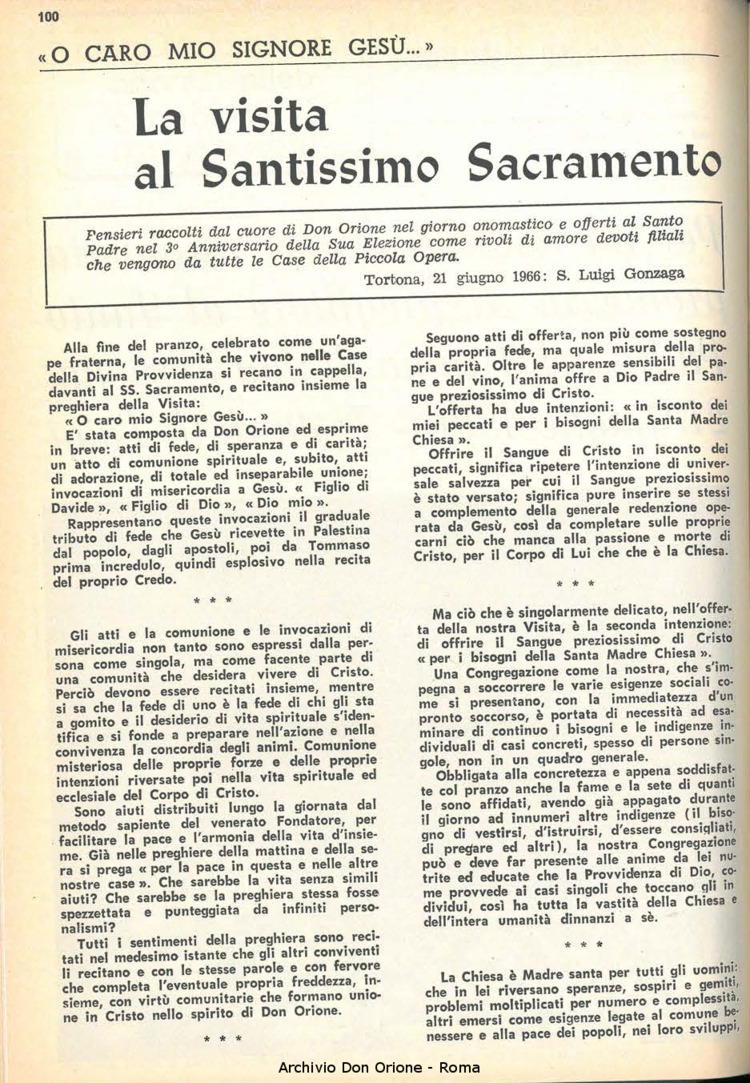 La piccola Opera della Divina Provvidenza, 61, 12, 15-06-1966, pagina 4