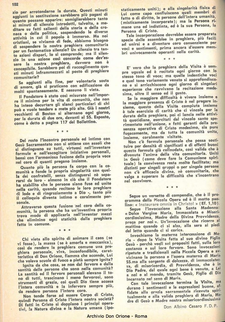 La piccola Opera della Divina Provvidenza, 61, 12, 15-06-1966, pagina 6
