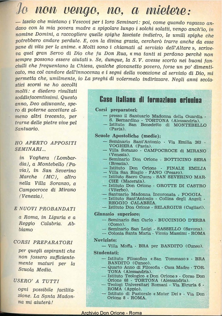 La piccola Opera della Divina Provvidenza, 61, 12, 15-06-1966, pagina 13