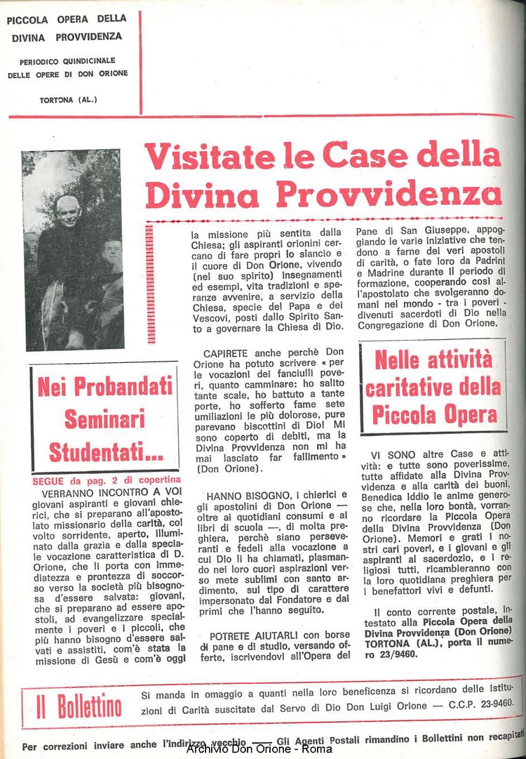 La piccola Opera della Divina Provvidenza, 61, 12, 15-06-1966, pagina 28