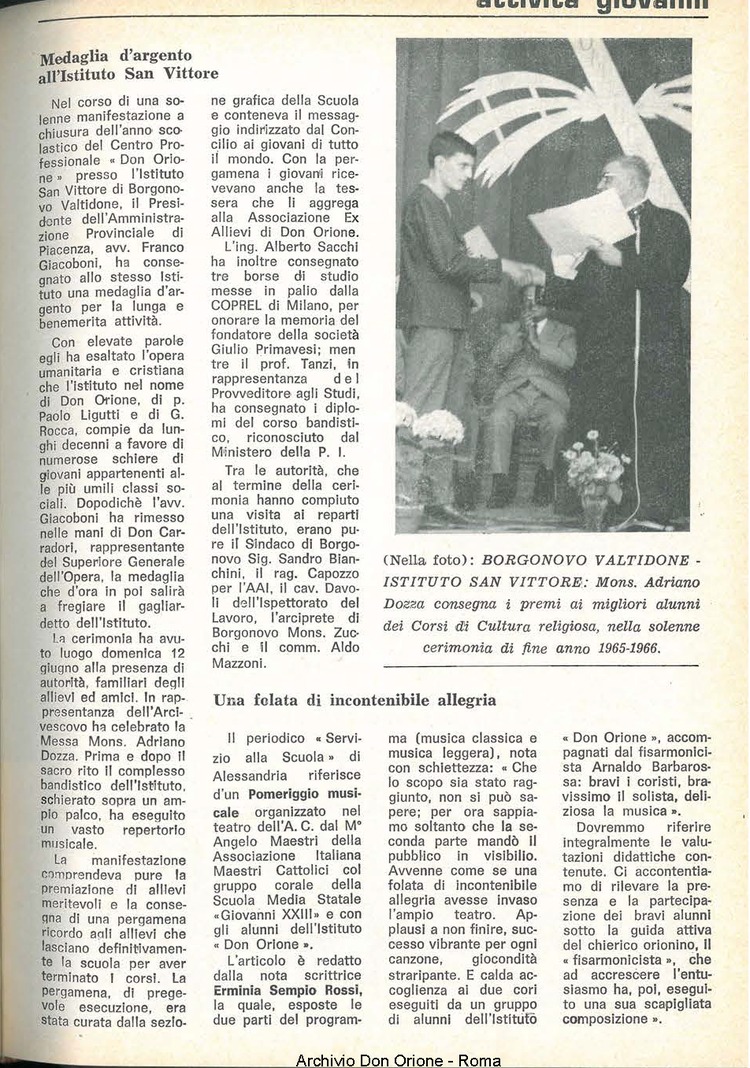 La piccola Opera della Divina Provvidenza, 61, 15, 01-08-1966, pagina 5