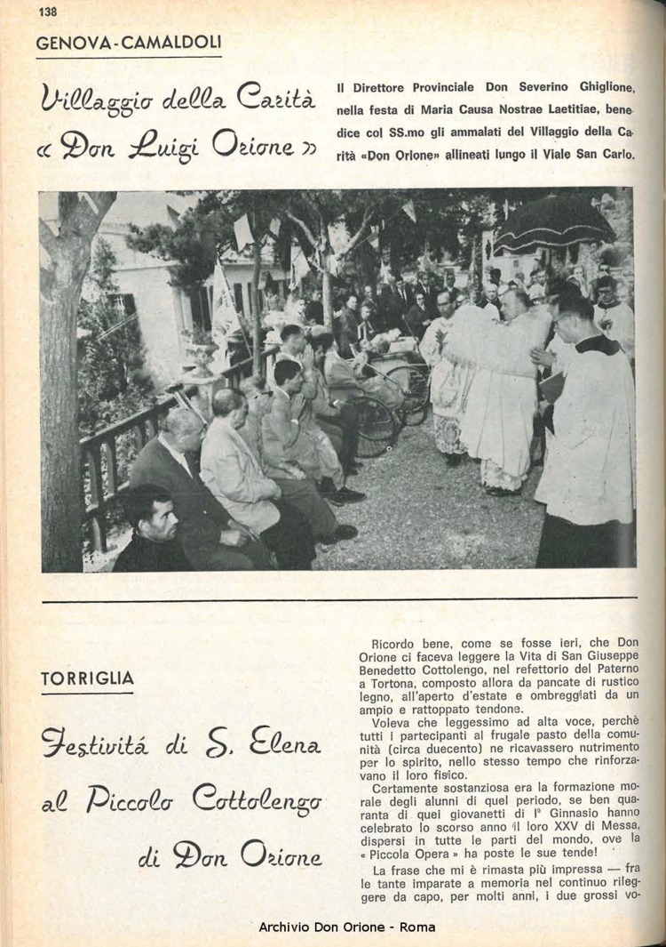 La piccola Opera della Divina Provvidenza, 61, 15, 01-08-1966, pagina 14