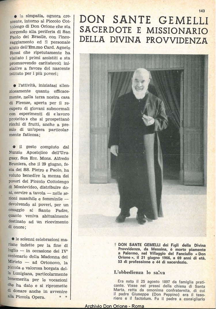 La piccola Opera della Divina Provvidenza, 61, 15, 01-08-1966, pagina 19