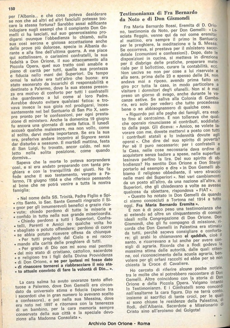 La piccola Opera della Divina Provvidenza, 61, 15, 01-08-1966, pagina 26