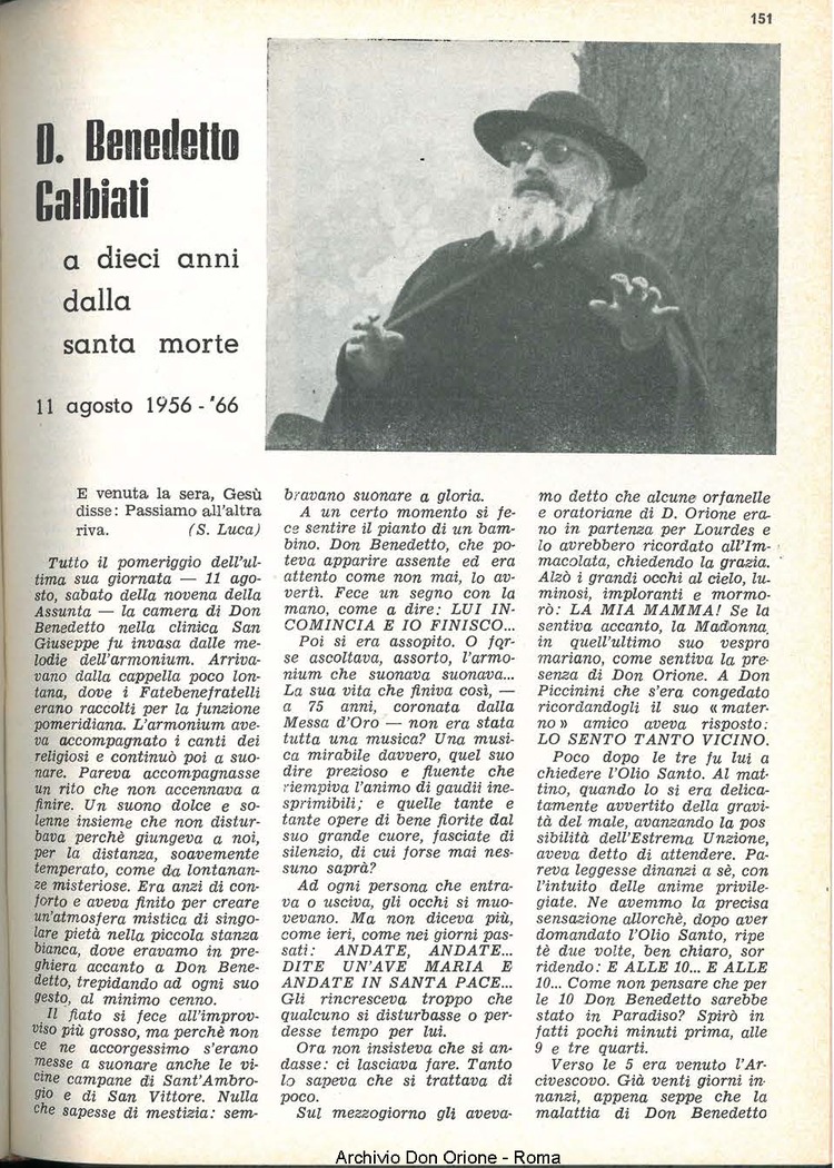 La piccola Opera della Divina Provvidenza, 61, 15, 01-08-1966, pagina 27