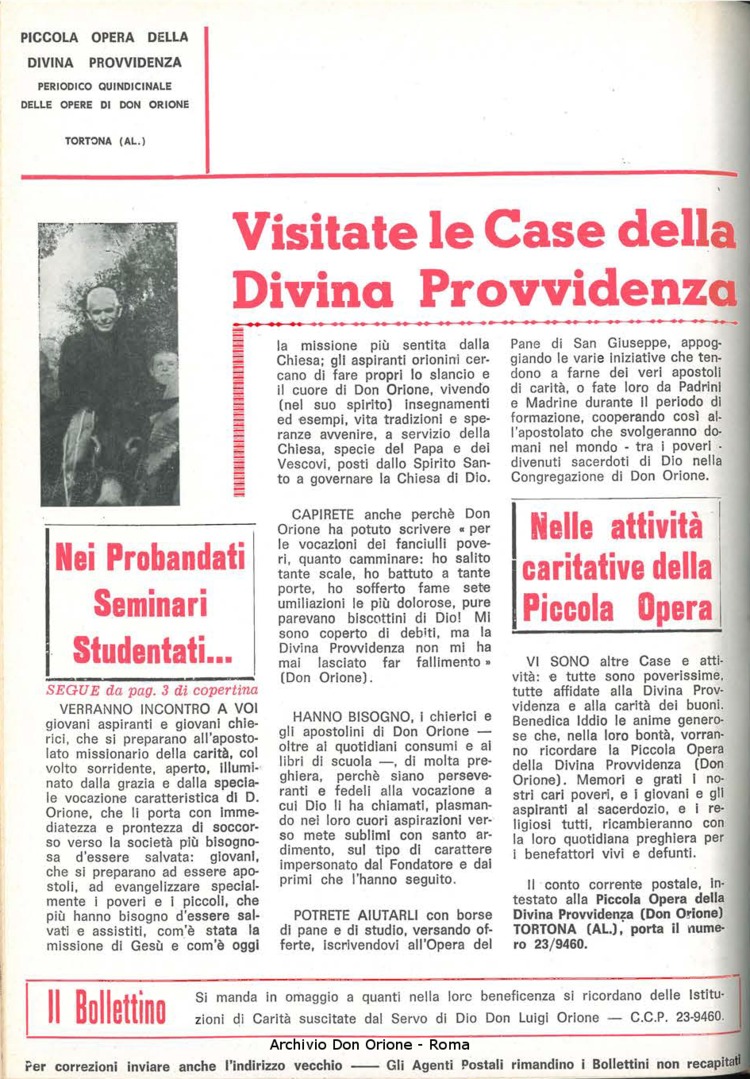 La piccola Opera della Divina Provvidenza, 61, 15, 01-08-1966, pagina 36