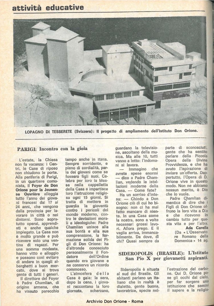 La piccola Opera della Divina Provvidenza, 61, 17, 15-09-1966, pagina 8