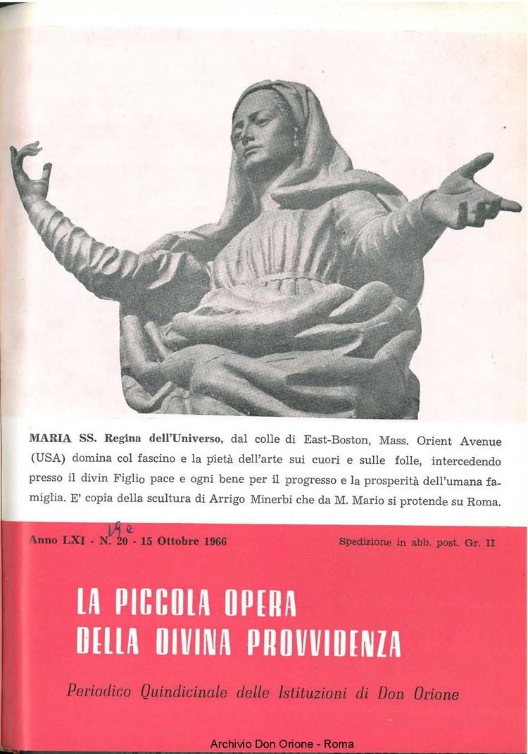 La piccola Opera della Divina Provvidenza, 61, 19_20, 01-10-1966, pagina 1
