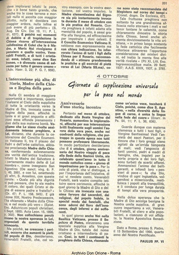 La piccola Opera della Divina Provvidenza, 61, 19_20, 01-10-1966, pagina 5
