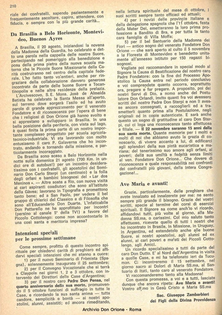 La piccola Opera della Divina Provvidenza, 61, 19_20, 01-10-1966, pagina 14
