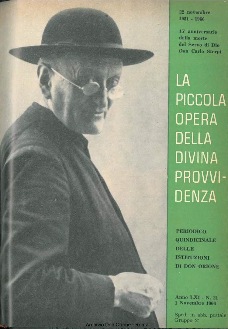 La piccola Opera della Divina Provvidenza, 61, 21, 22-11-1966, pagina 1
