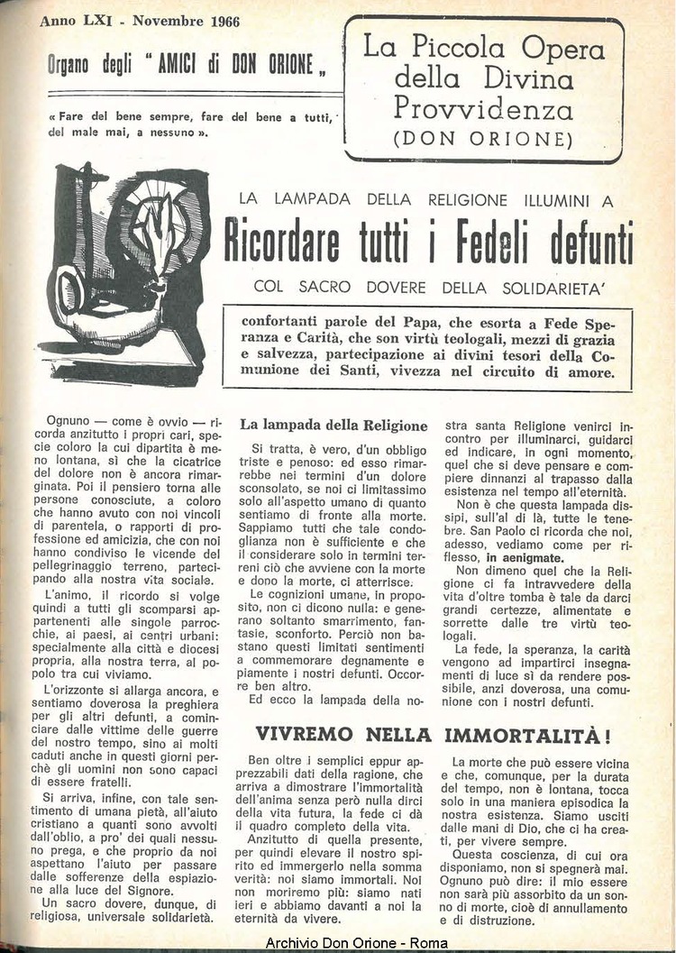 La piccola Opera della Divina Provvidenza, 61, 21, 22-11-1966, pagina 5