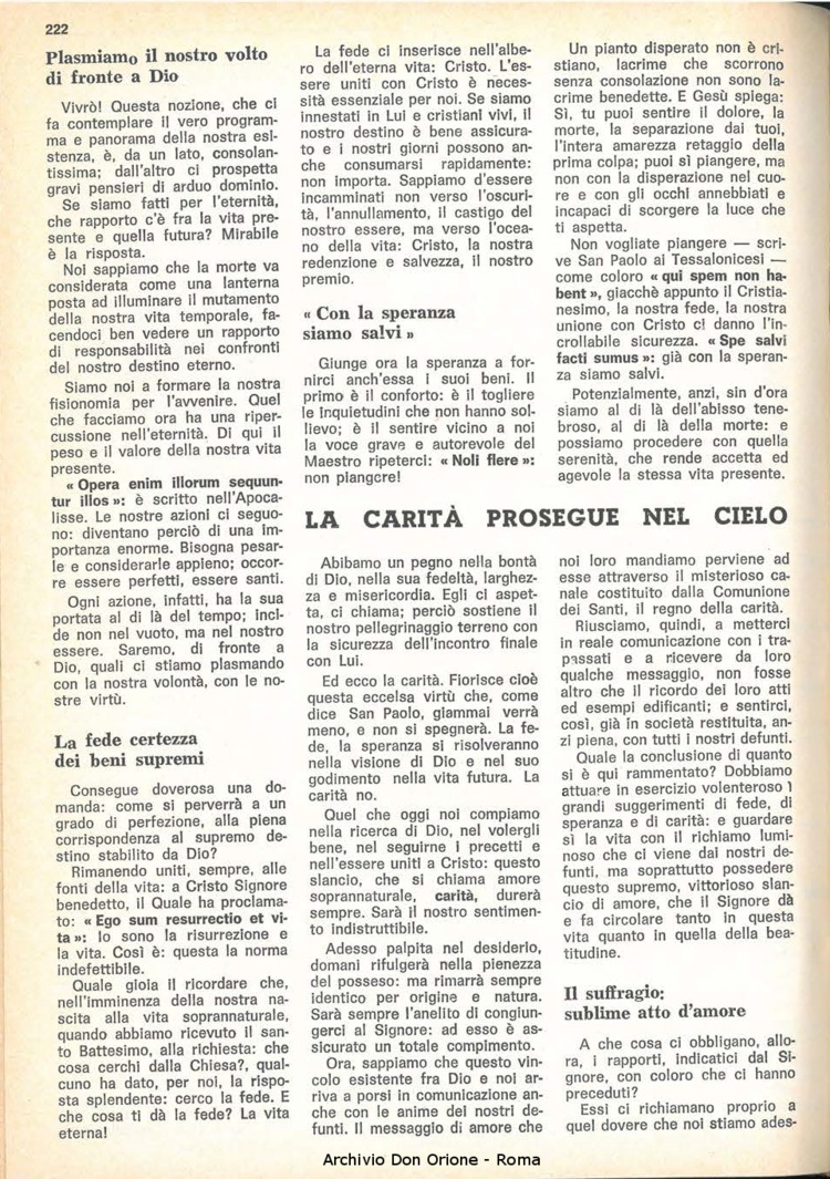 La piccola Opera della Divina Provvidenza, 61, 21, 22-11-1966, pagina 6