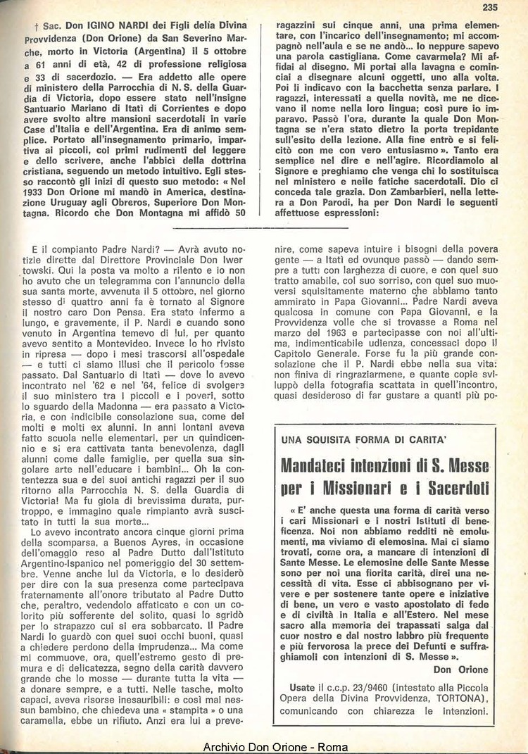 La piccola Opera della Divina Provvidenza, 61, 21, 22-11-1966, pagina 19
