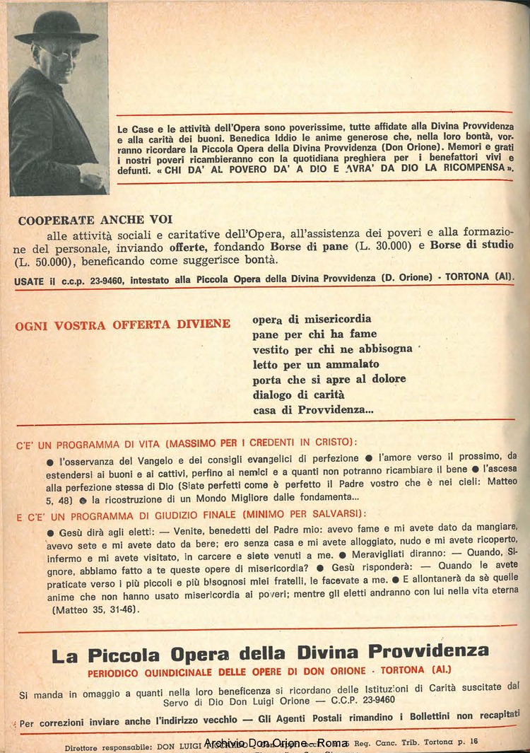 La piccola Opera della Divina Provvidenza, 61, 21, 22-11-1966, pagina 24