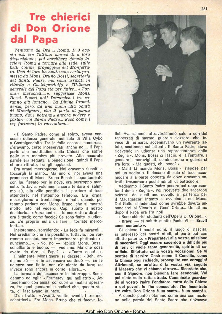 La piccola Opera della Divina Provvidenza, 61, 23, 01-12-1966, pagina 21