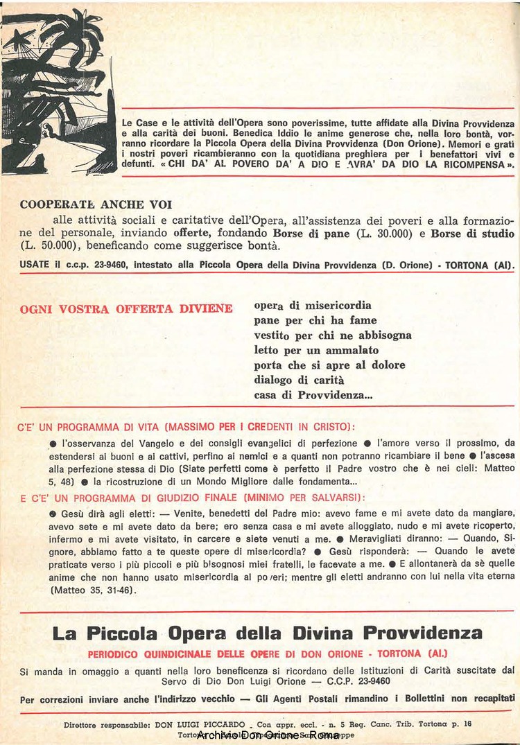 La piccola Opera della Divina Provvidenza, 61, 23, 01-12-1966, pagina 24