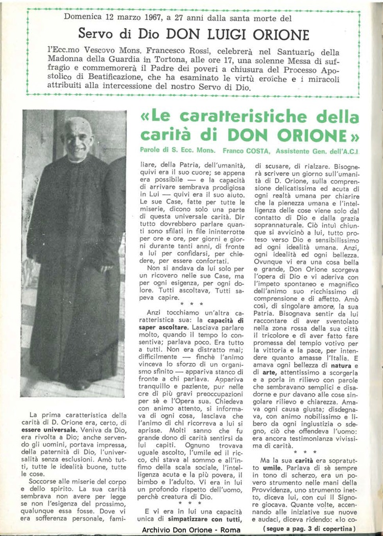 La piccola Opera della Divina Provvidenza, 62, 01, 01-01-1967, pagina 2