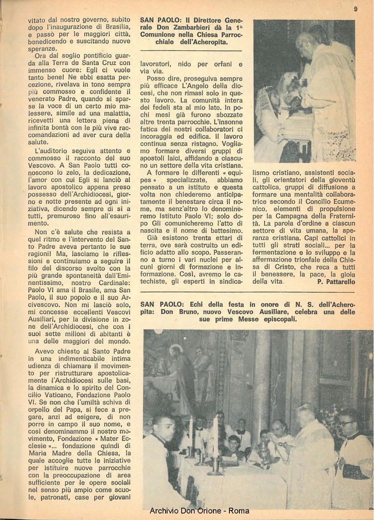 La piccola Opera della Divina Provvidenza, 62, 01, 01-01-1967, pagina 9