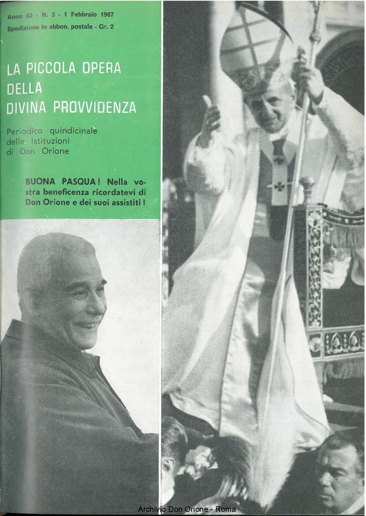 La piccola Opera della Divina Provvidenza, 62, 03, 01-02-1967, pagina 1