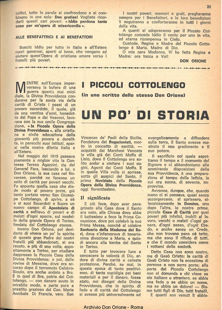 La piccola Opera della Divina Provvidenza, 62, 03, 01-02-1967, pagina 5