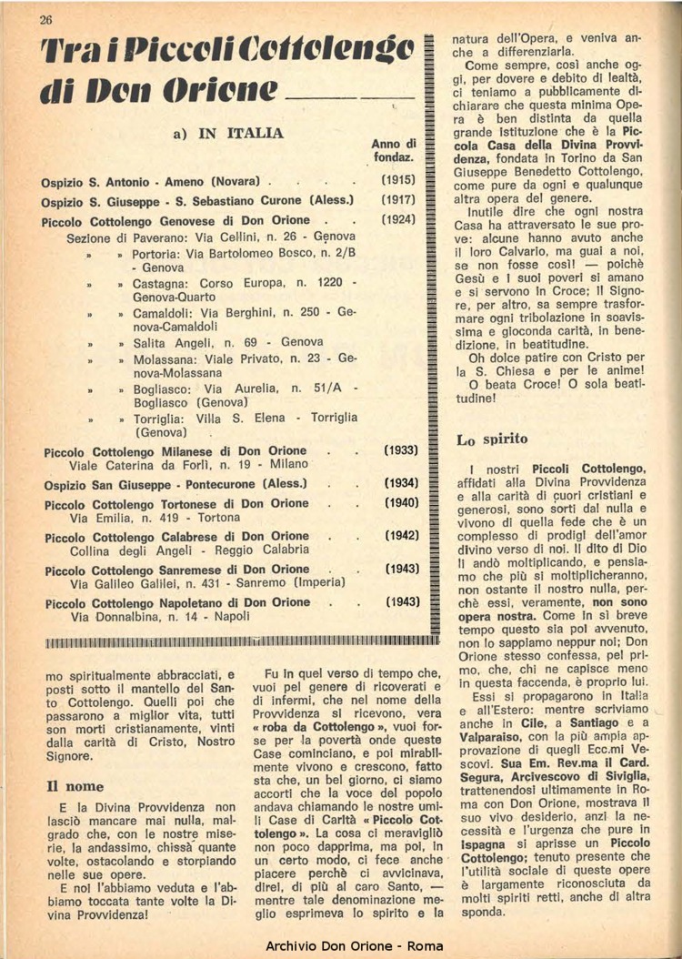 La piccola Opera della Divina Provvidenza, 62, 03, 01-02-1967, pagina 6