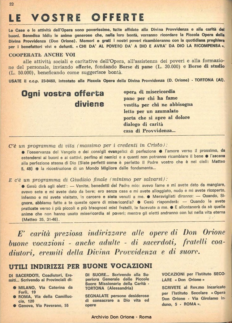 La piccola Opera della Divina Provvidenza, 62, 03, 01-02-1967, pagina 12
