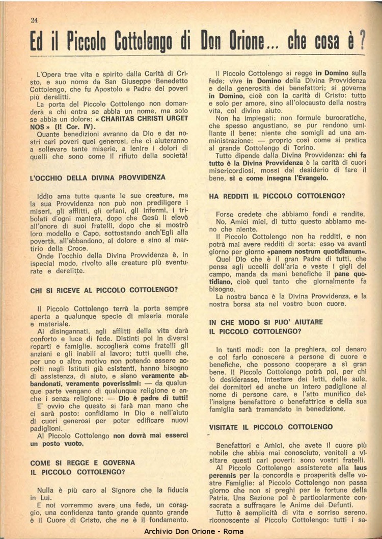 La piccola Opera della Divina Provvidenza, 62, 06, 15-03-1967, pagina 4
