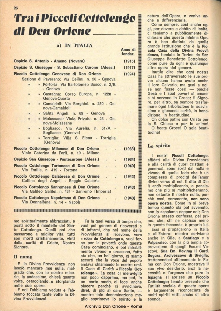 La piccola Opera della Divina Provvidenza, 62, 06, 15-03-1967, pagina 6