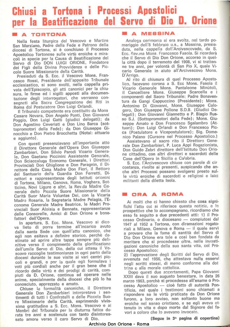 La piccola Opera della Divina Provvidenza, 62, 07, 01-04-1967, pagina 2