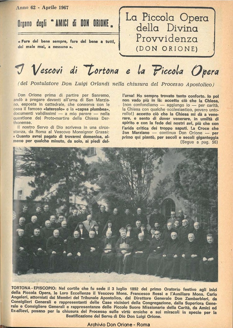 La piccola Opera della Divina Provvidenza, 62, 07, 01-04-1967, pagina 3