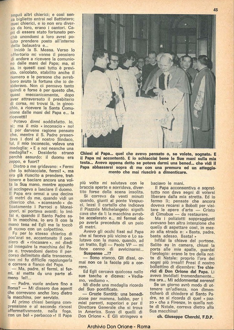 La piccola Opera della Divina Provvidenza, 62, 07, 01-04-1967, pagina 5