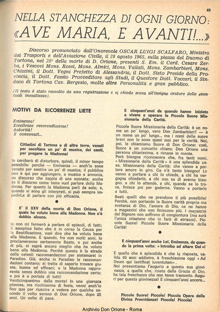 La piccola Opera della Divina Provvidenza, 62, 07, 01-04-1967, pagina 9