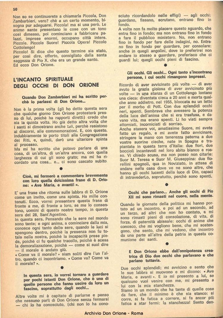 La piccola Opera della Divina Provvidenza, 62, 07, 01-04-1967, pagina 10