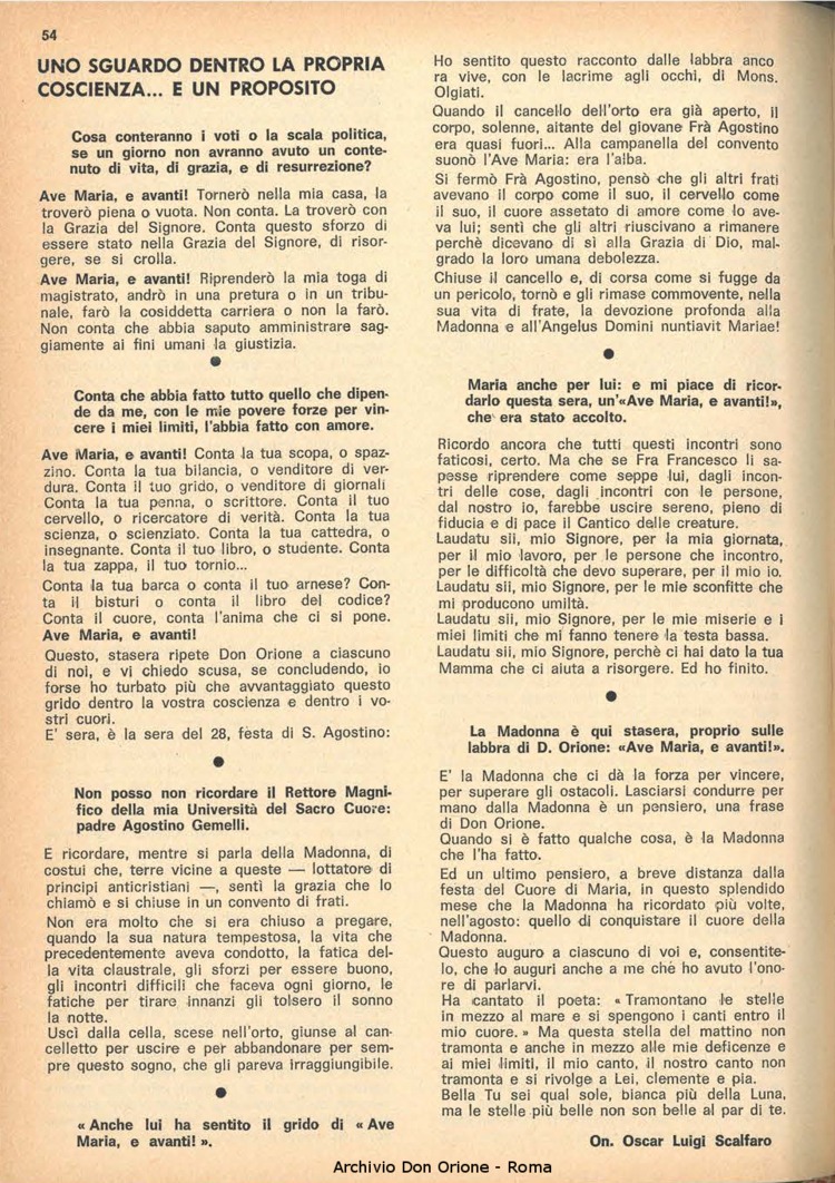 La piccola Opera della Divina Provvidenza, 62, 07, 01-04-1967, pagina 14