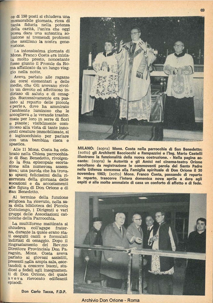 La piccola Opera della Divina Provvidenza, 62, 09, 01-05-1967, pagina 9