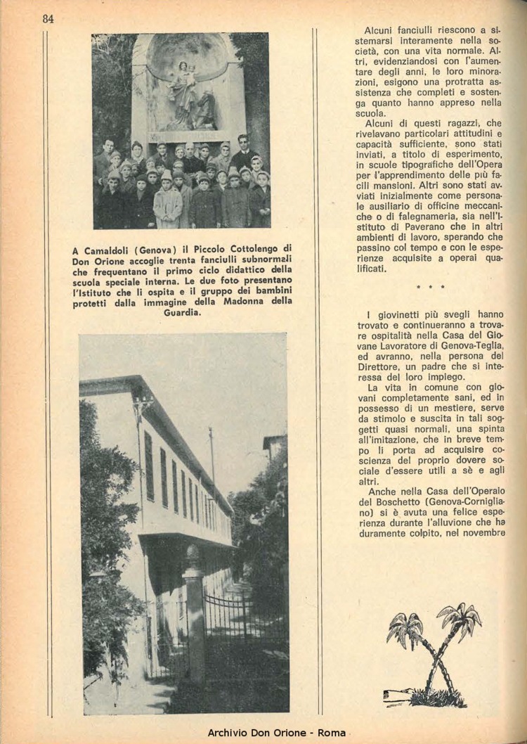 La piccola Opera della Divina Provvidenza, 62, 09, 01-05-1967, pagina 22