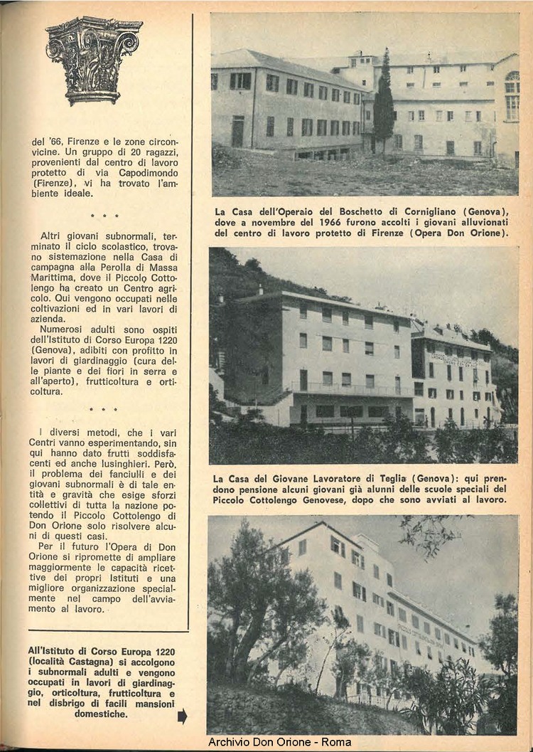 La piccola Opera della Divina Provvidenza, 62, 09, 01-05-1967, pagina 23
