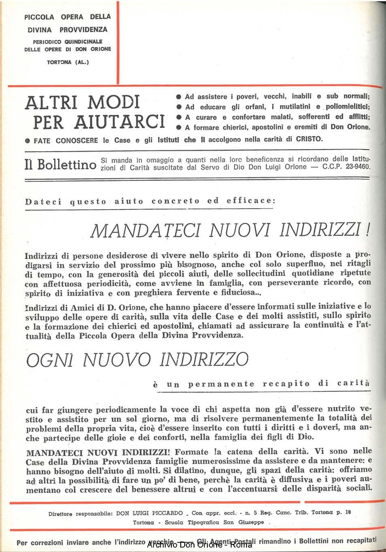 La piccola Opera della Divina Provvidenza, 62, 09, 01-05-1967, pagina 34