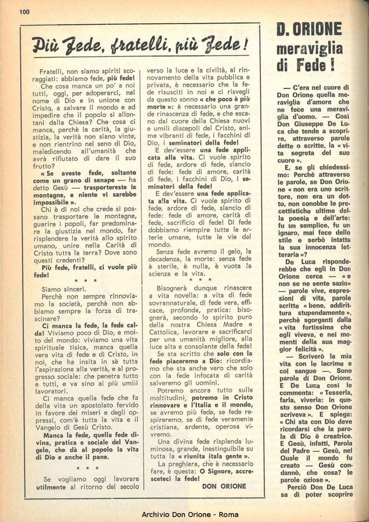 La piccola Opera della Divina Provvidenza, 62, 12, 15-06-1967, pagina 4