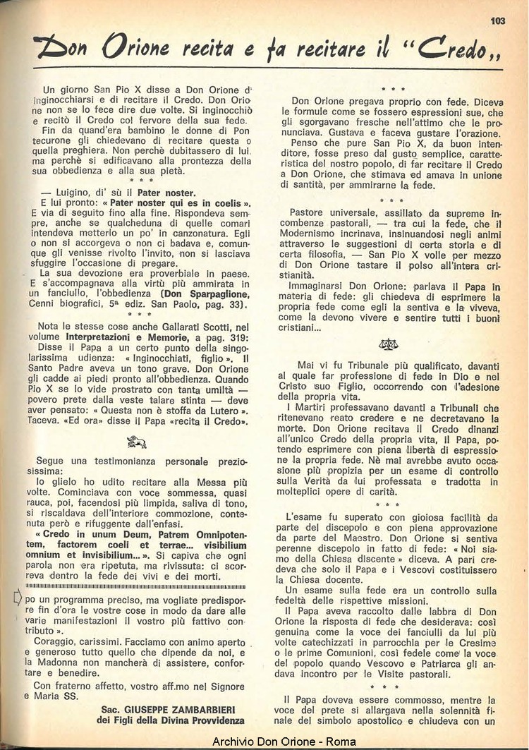La piccola Opera della Divina Provvidenza, 62, 12, 15-06-1967, pagina 7