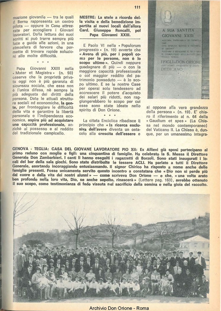 La piccola Opera della Divina Provvidenza, 62, 12, 15-06-1967, pagina 15