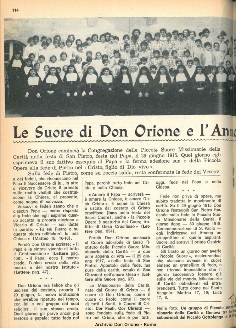 La piccola Opera della Divina Provvidenza, 62, 12, 15-06-1967, pagina 18