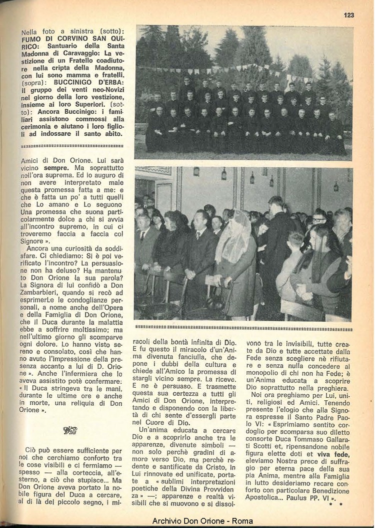La piccola Opera della Divina Provvidenza, 62, 12, 15-06-1967, pagina 27
